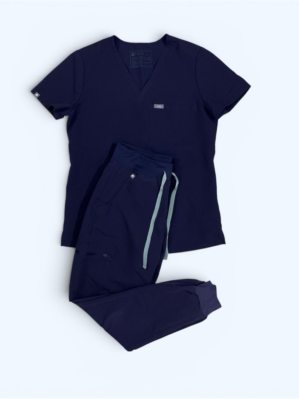 FIGS PURPLE SHADOW Scrub Set CATERINA ZAMORA JOGGERS S/XS